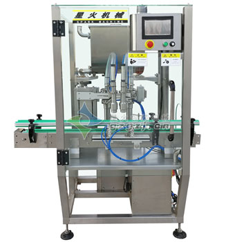 全自動雙頭顆粒醬體灌裝機
