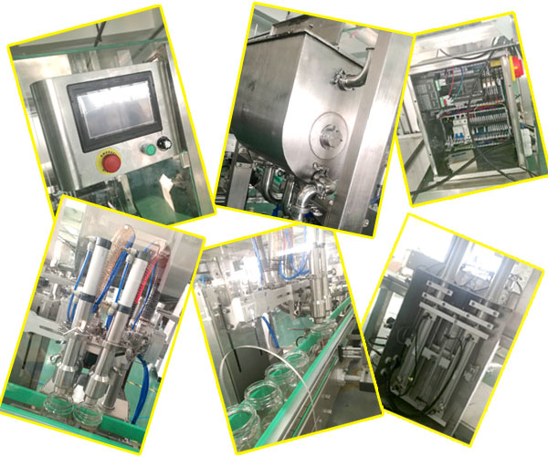 甜面醬灌裝機細節(jié)圖