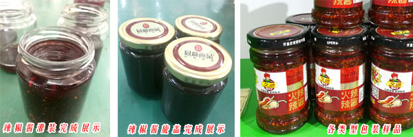 全自動雙頭顆粒醬體灌裝機包裝樣品