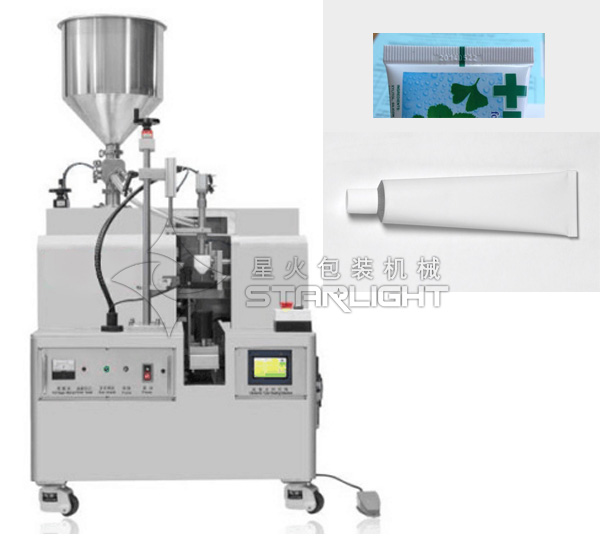 全自動軟管膏體灌裝機(jī)-半自動軟管灌裝封口機(jī)